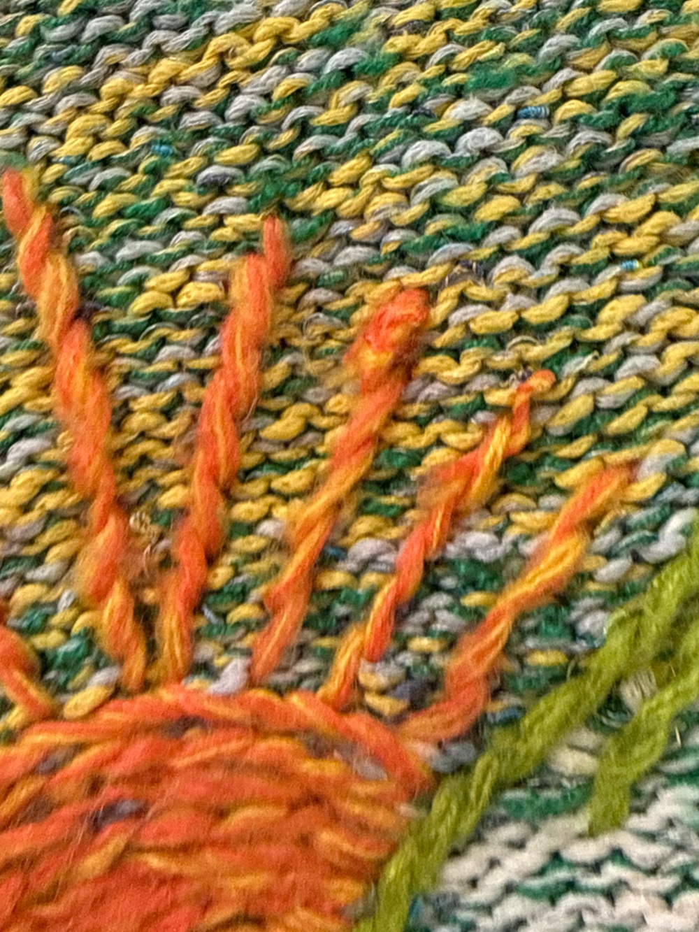 Anthropologie Pilcro Sunset Embroidered Cardigan - Green Multi - Size XS - Picture 5 of 8